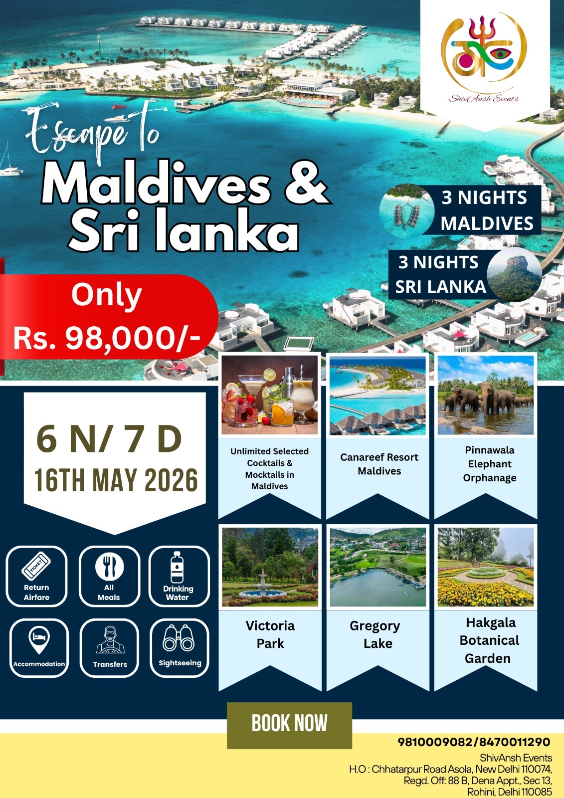 Maldives & Sri Lanka Tour Package