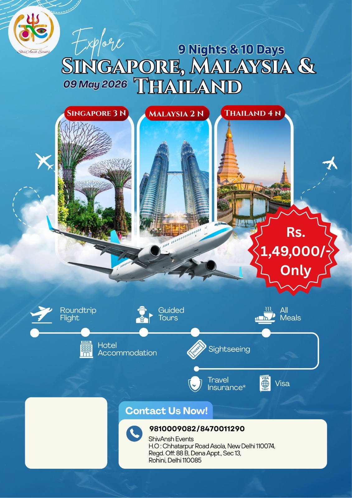 Singapore Malaysia Thailand Tour Package