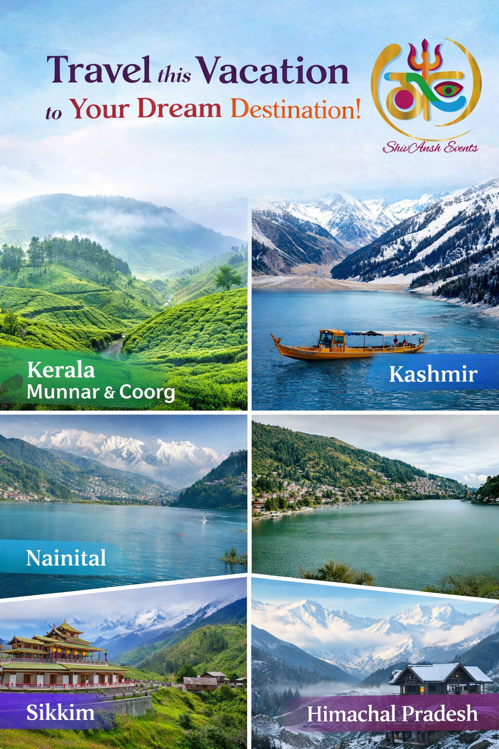 Domestic Vacation Tour Packages